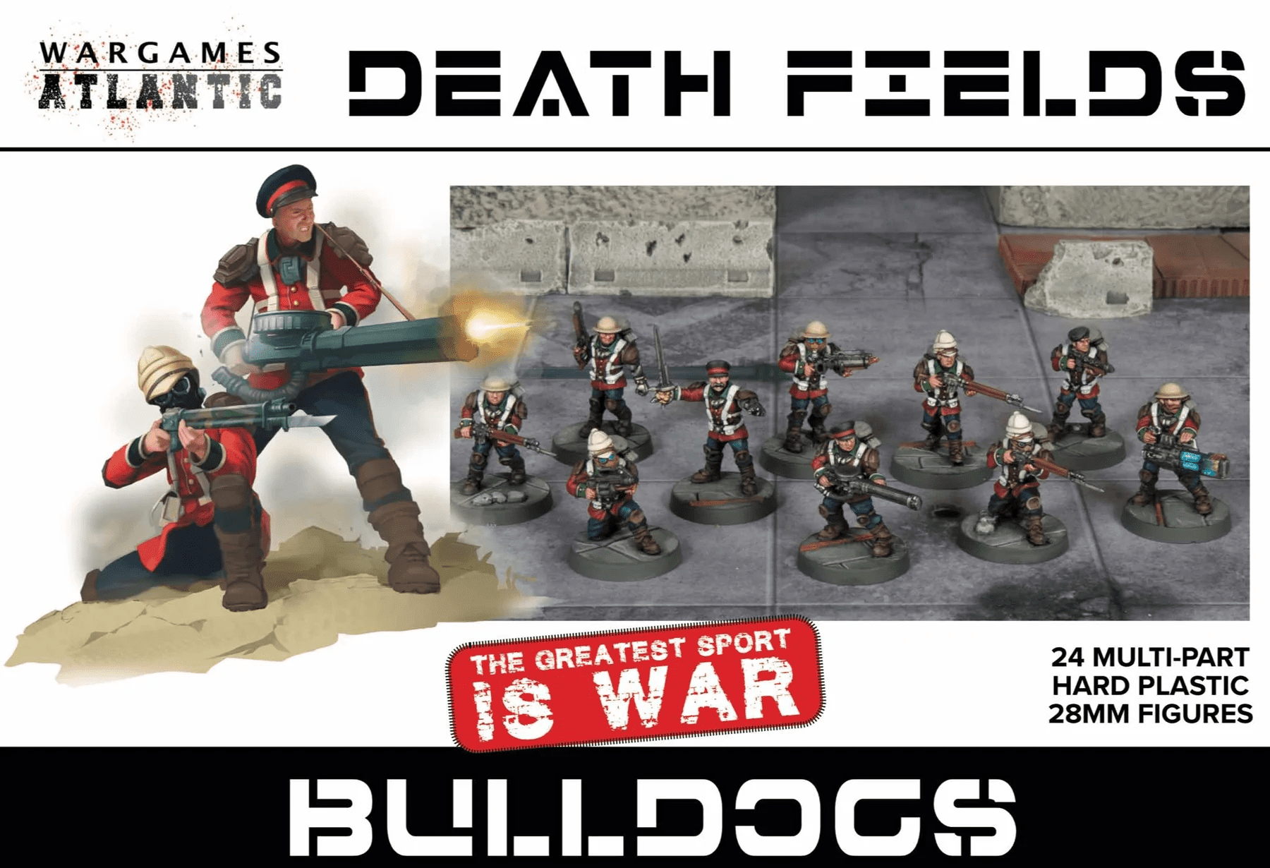 Wargames Atlantic Death Fields - Cavalleria Les Grognards 9 Figure 28mm
