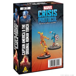 Marvel Crisis Protocol Captain America & The Original Human Torch