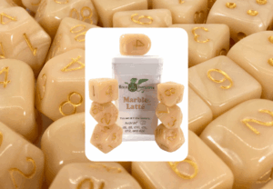 7-Set Marble Latte - Gold