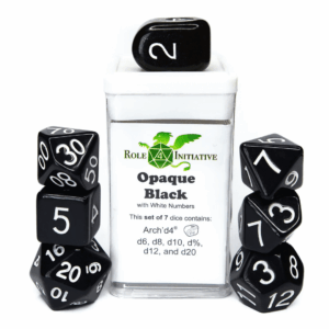 7-Set Opaque Black - White