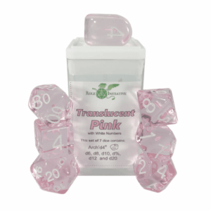 7-Set Translucent Pink - White