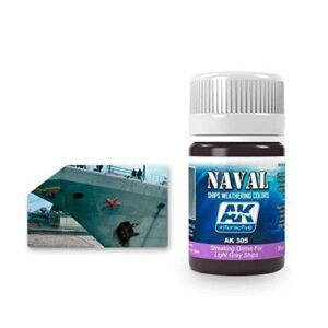 AK Interactive Light Grey Ships Streaking Grime 35ml