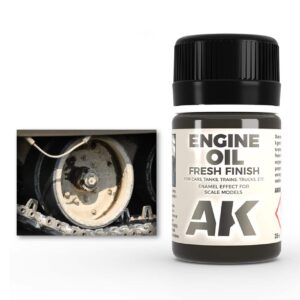 AK Interactive Enamel Paint Engine Oil 35ml