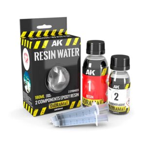 AK Interactive Epoxy Resin Water 2-Components 180ml