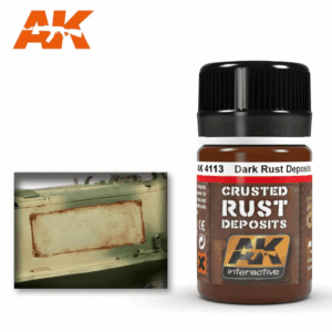 AK Interactive Deposits Dark Rust Crusted 35ml
