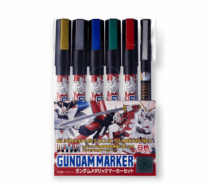 Mr Hobby Gundam Marker Set - Metallic
