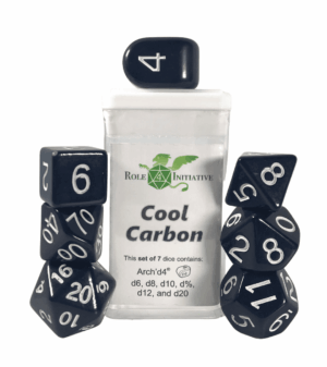 7-Set Opaque Cool Carbon - White