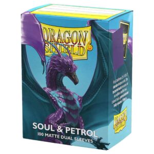 Dragon Shield Dual Matte Sleeves - Soul and Petrol