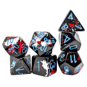 Chessex Polyhedral Set (7) Brush Dark Side