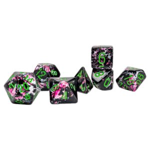 Chessex Polyhedral Set (7) Brush Paintball