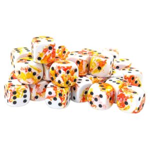 Chessex 12mm d6 Set (36) Brush Sunrise