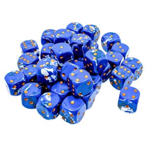 Chessex 12mm d6 Set (36) Brush Waterbreak