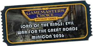 MINICON 2026 Weekend 3-Day Entry Badge + Lord of the Rings Campaign WAR FOR THE GREAT ROADS (EVIL)