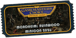 MINICON 2026 Weekend 3-Day Entry Badge + MORDHEIM: Ruinwood
